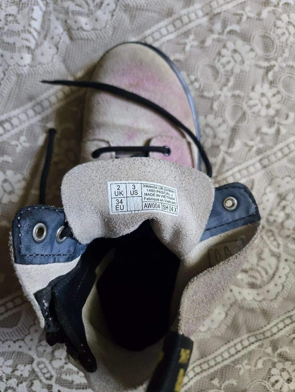 Dr. Martens 1460 Pascal Tie-Dye Suede Boots